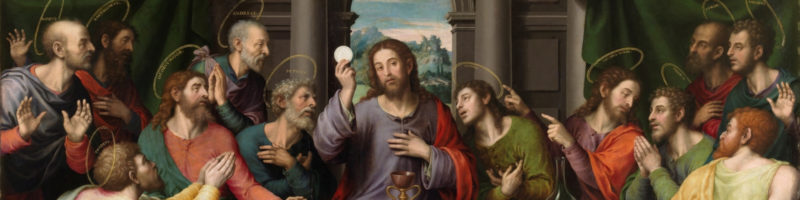 Image de Jésus et ses disciples lors du repas de la Pâque